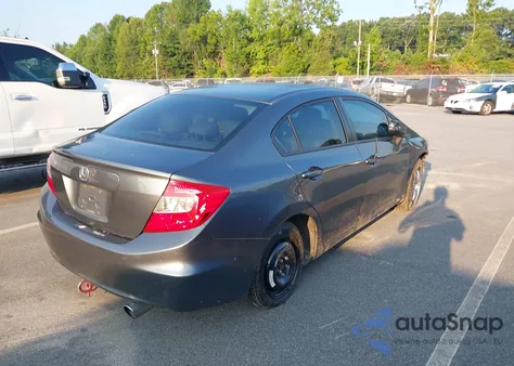 2012 Honda Civic Ex-L from USA, damaged, VIN 2HGFB2F96CH582578